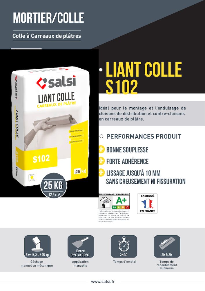 Liant colle S102