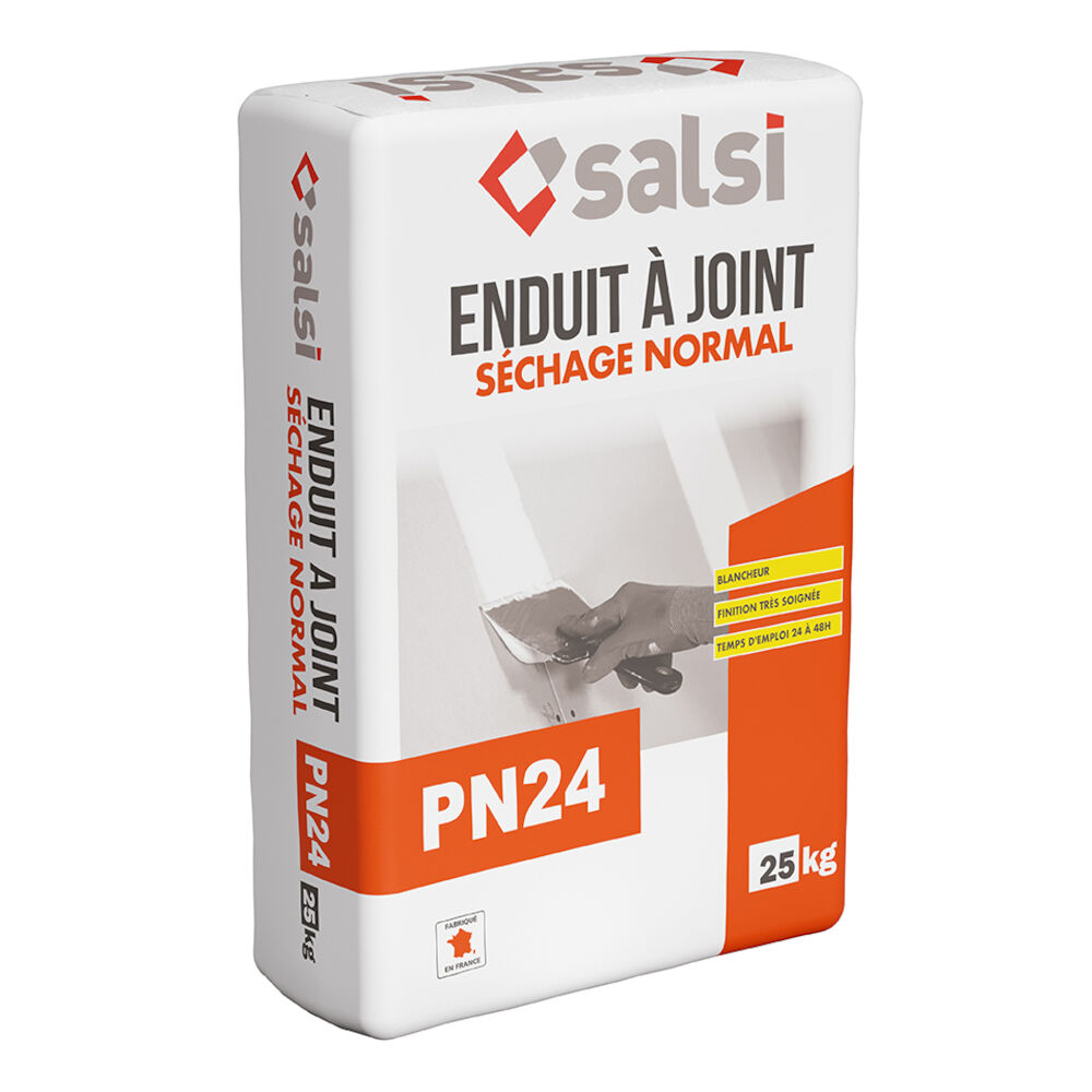 SALSI Enduit poudre à séchage PN24 - Salsi, spécialiste des enduits plâtre