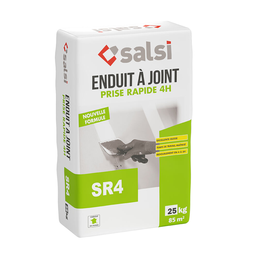 SALSI Enduit poudre à séchage PN24 - Salsi, spécialiste des enduits plâtre